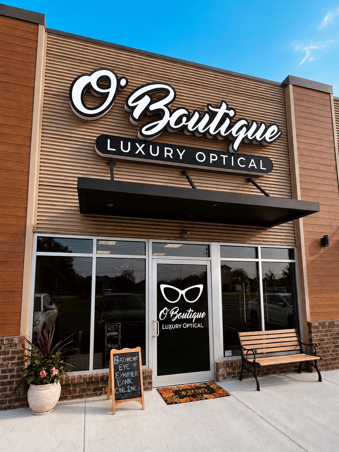 O'Boutique Luxury Optical storefront in Pendleton, South Carolina